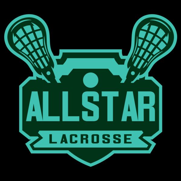 All stars Lacrosse Logo Template Thumbnail